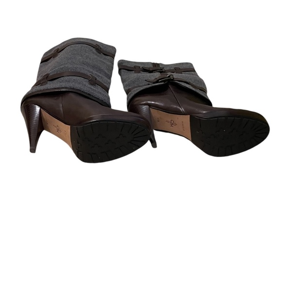 Cole Haan Kennedy Nike Air Leather Wool Mini Platform Knee-High - Picture 5 of 11